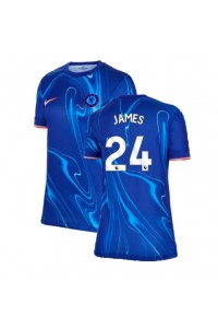 Fotbalové Dres Chelsea Reece James #24 Dámské Domácí Oblečení 2024-25 Krátký Rukáv